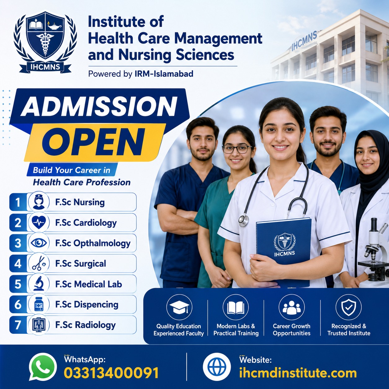 Admission Notice